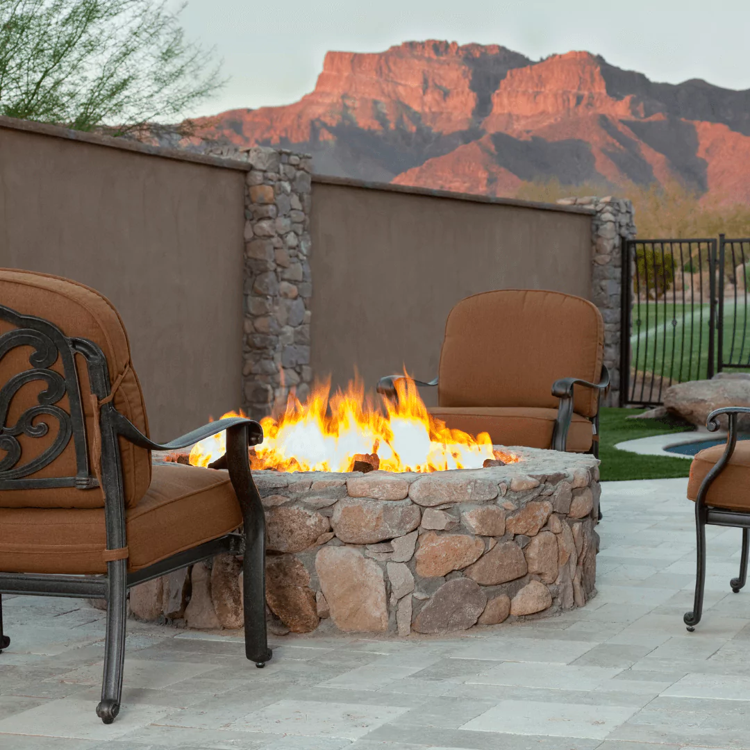 Outdoor Gas Fireplace